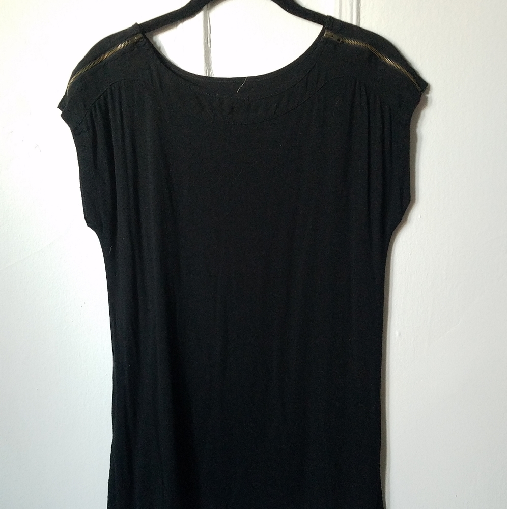 Caslon Zipper Detail T-Shirt